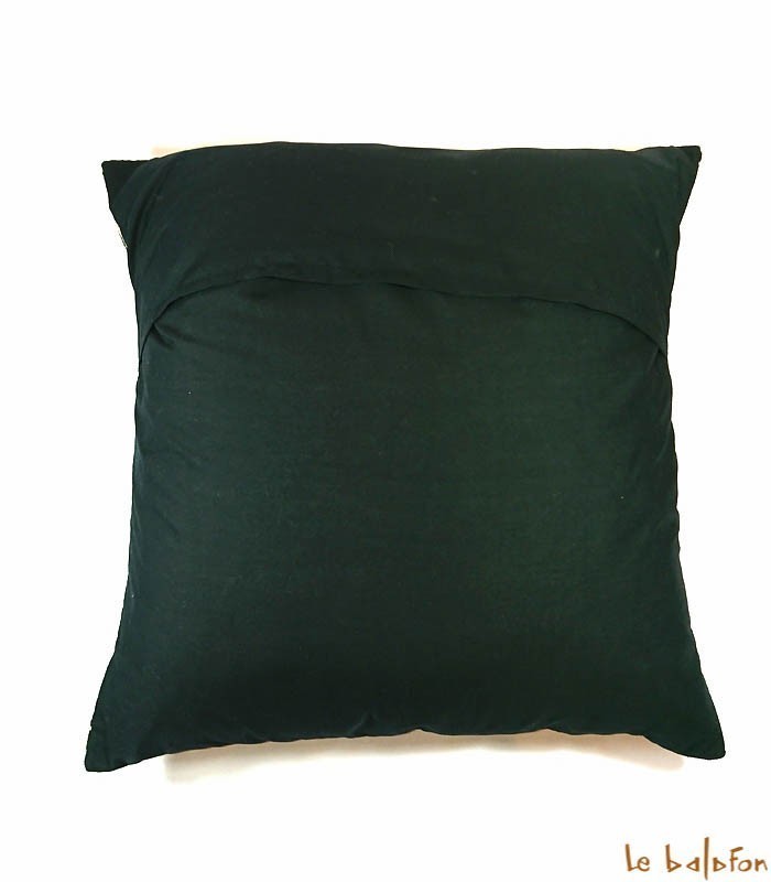 housse de coussin ethnique africain bogolan