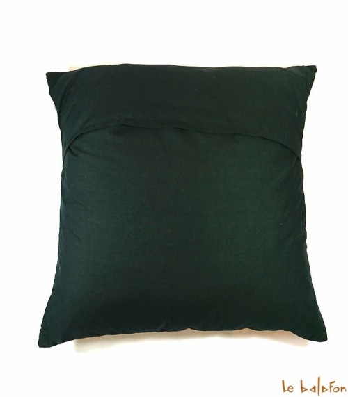 housse de coussin ethnique africain bogolan