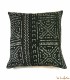 housse de coussin ethnique africain bogolan
