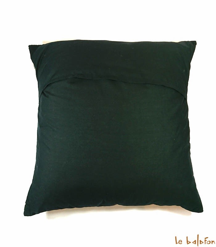 housse de coussin ethnique africain bogolan