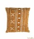 housse de coussin ethnique africain bogolan
