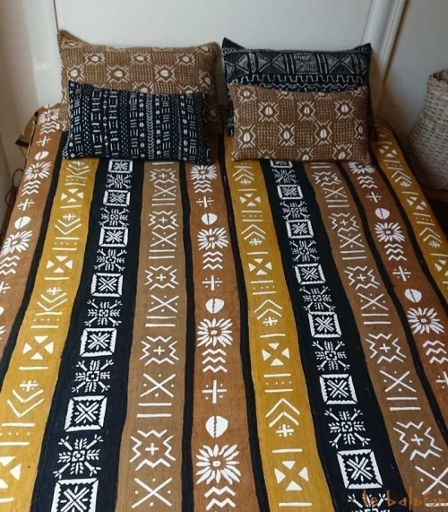 Plaid ethnique africain bogolan