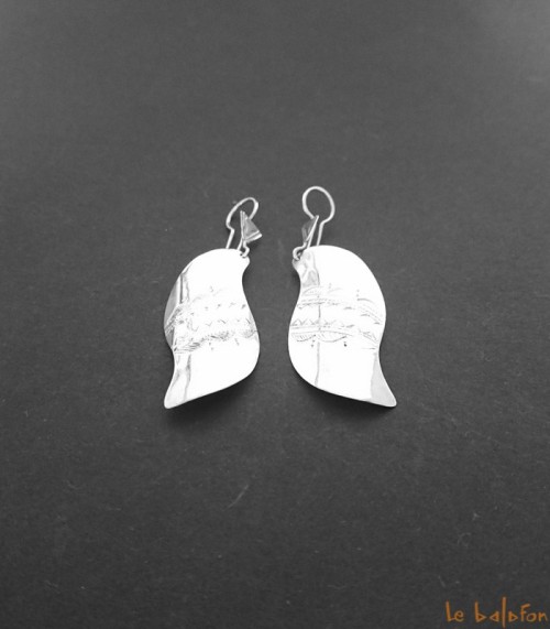 Boucles d’oreilles Ethniques Touareg en Argent