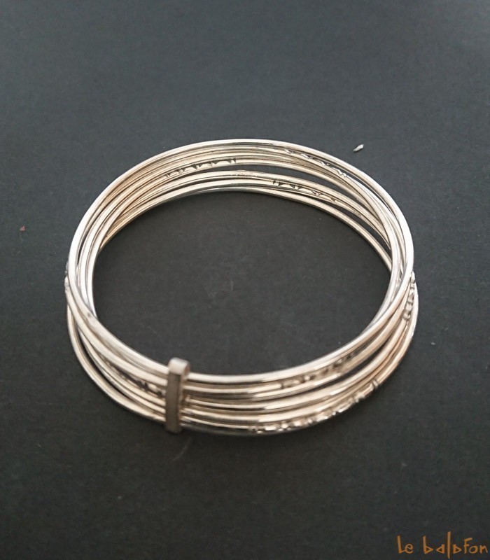 Bracelet en Argent Touareg entrlacés
