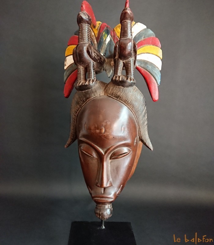 Masque Yaouré kokole kwain- Cote d'Ivoire