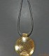 Collier africain avec pendentif laiton