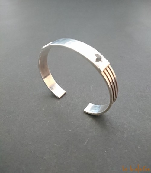 Bracelet mixte ethnique en argent