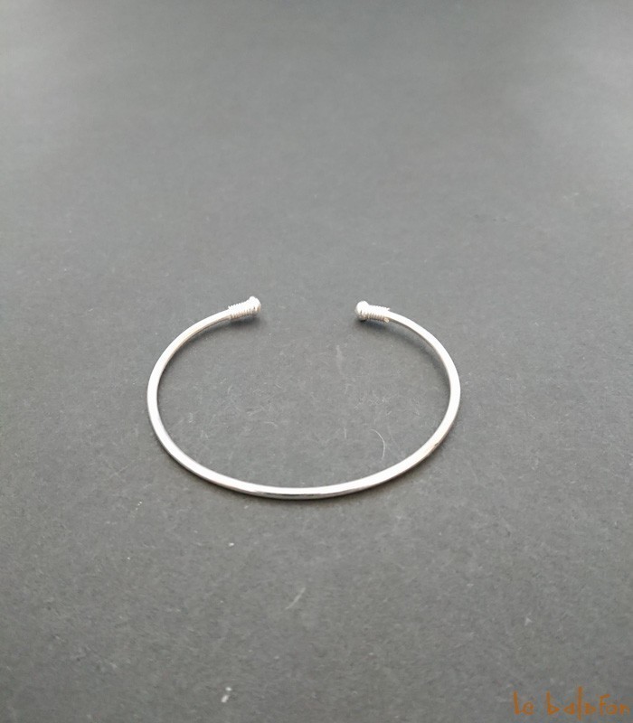 Bracelet jonc en argent