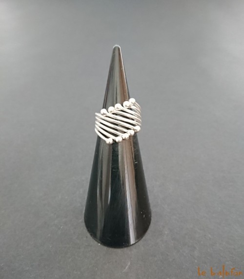 Bague ethnique en argent