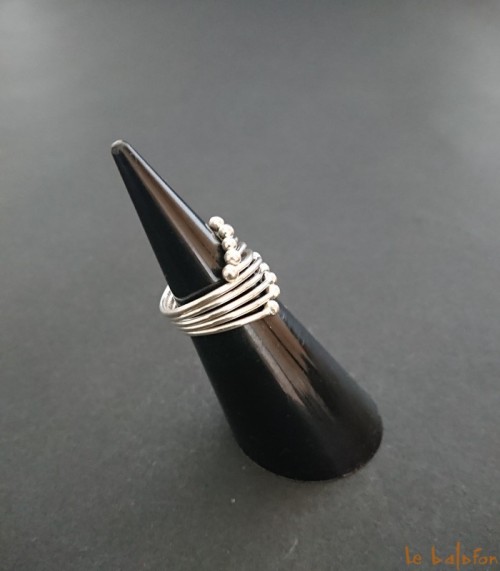 Bague ethnique en argent