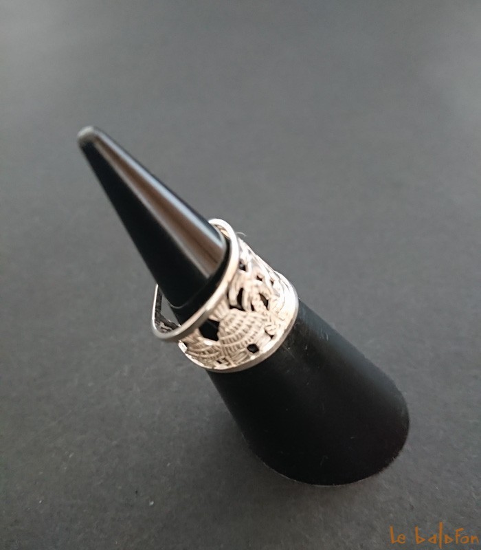 Bague ethnique en argent