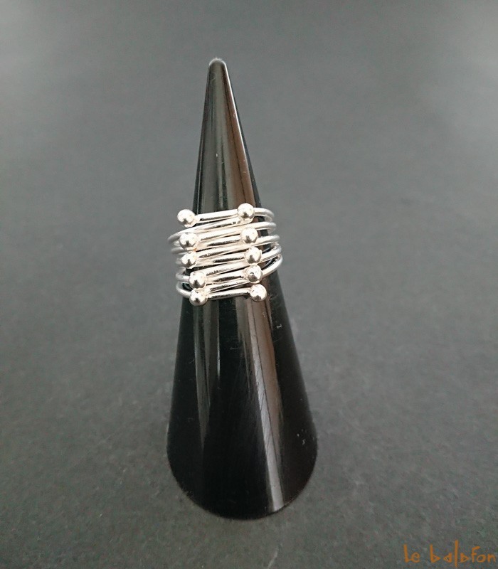 Bague ethnique en argent