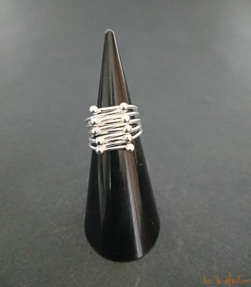 Bague ethnique en argent