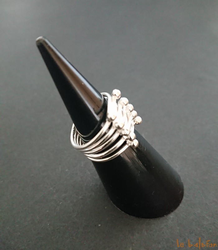 Bague ethnique en argent