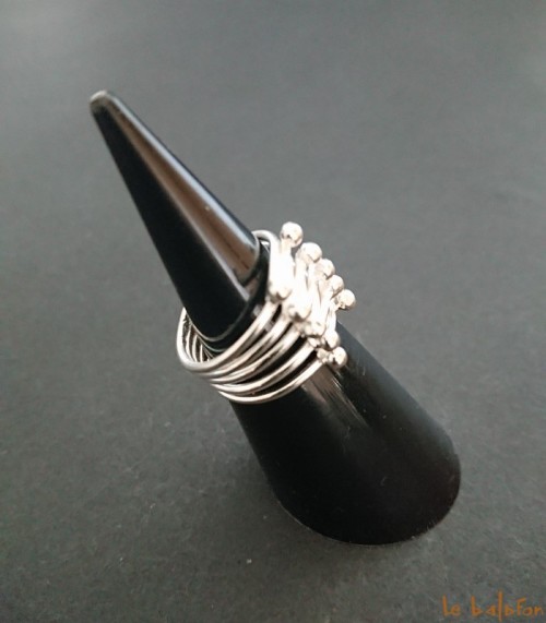 Bague ethnique en argent