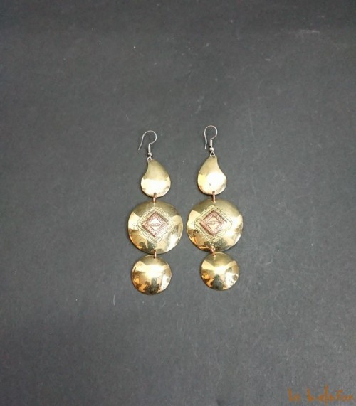 Boucles d'oreilles africaines Mali
