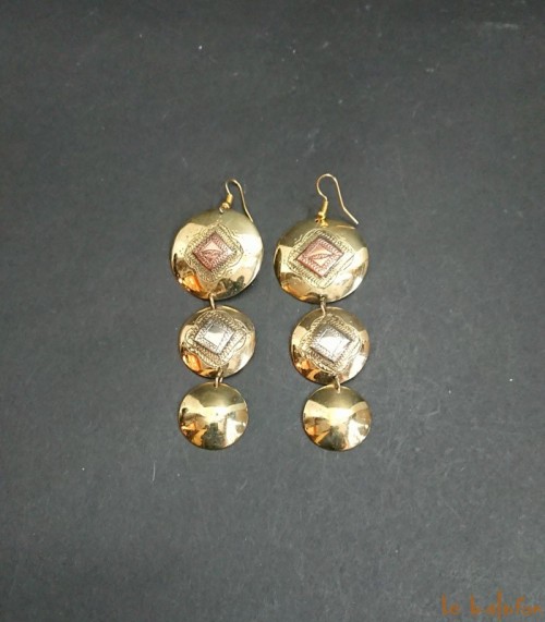 Boucles d'oreilles africaines Mali
