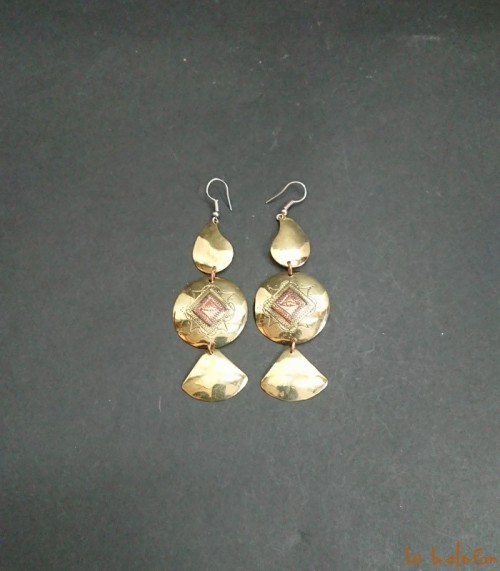 Boucles d'oreilles africaines Mali