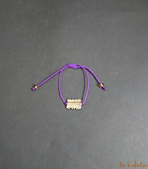 Bracelet africain cordon coulissant