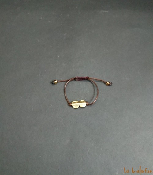 Bracelet africain cordon coulissant
