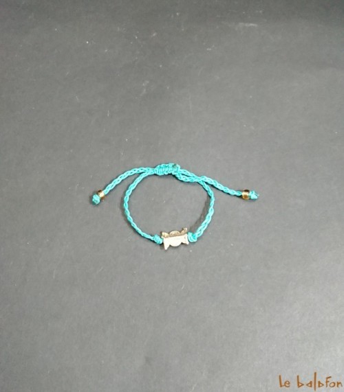 Bracelet africain cordon coulissant