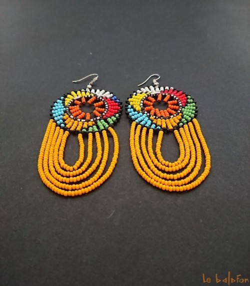 Boucles d'oreilles Massaï