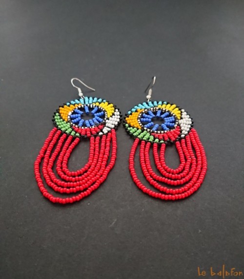 Boucles d'oreilles Massaï