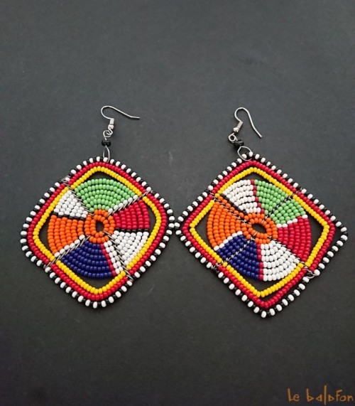 Boucles d'oreilles Massaï