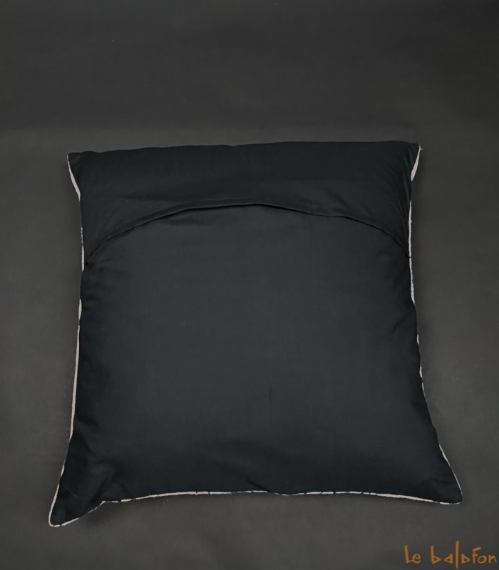housse de coussin ethnique africain bogolan