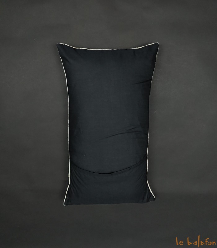 housse de coussin ethnique africain bogolan