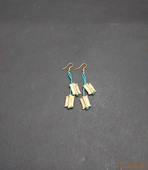 Boucles d'oreilles en laiton