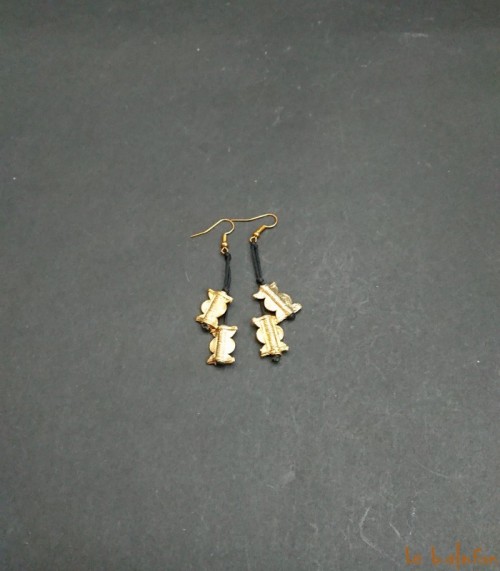 Boucles d'oreilles en laiton