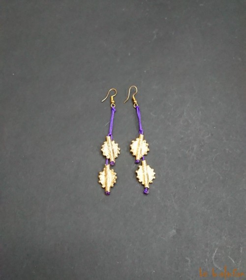Boucles d'oreilles en laiton