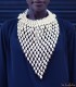 Collier coquillage plastron africain