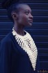 Collier coquillage plastron africain