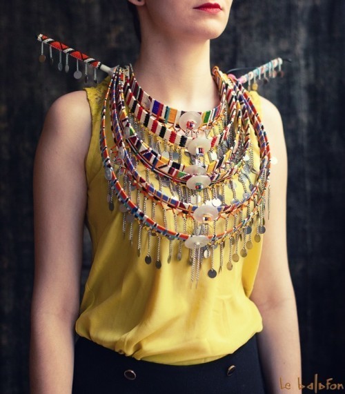 Sets de collier ethnique Massaï