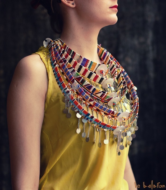 Sets de collier ethnique Massaï