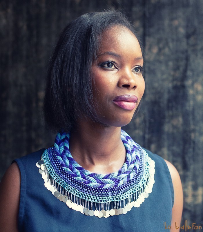 Collier plastron ethnique Samburu