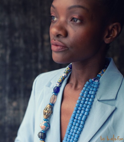 collier sautoir africain