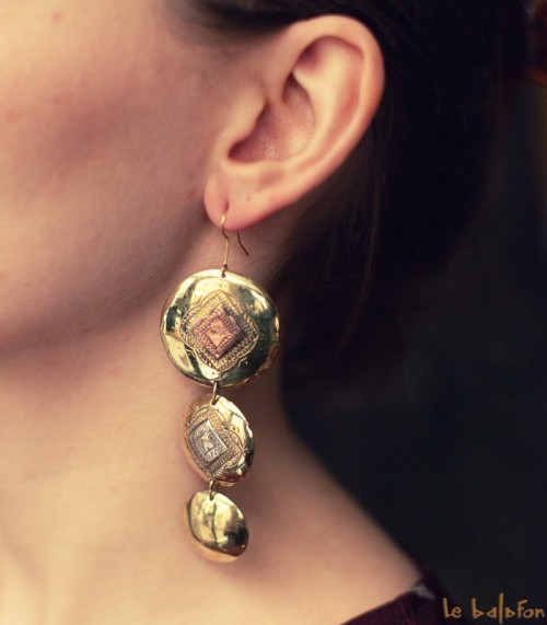 Boucles d'oreilles africaines Mali