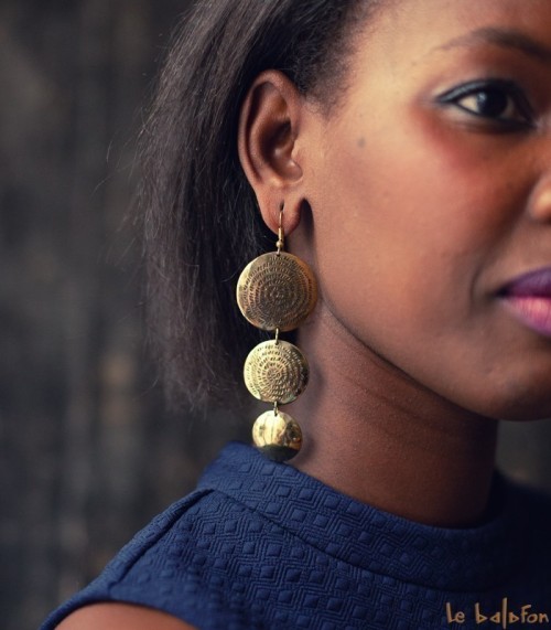 Boucles d'oreilles africaines Mali