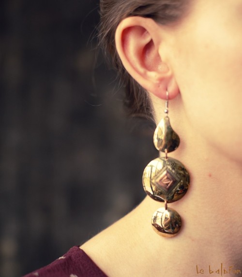 Boucles d'oreilles africaines Mali