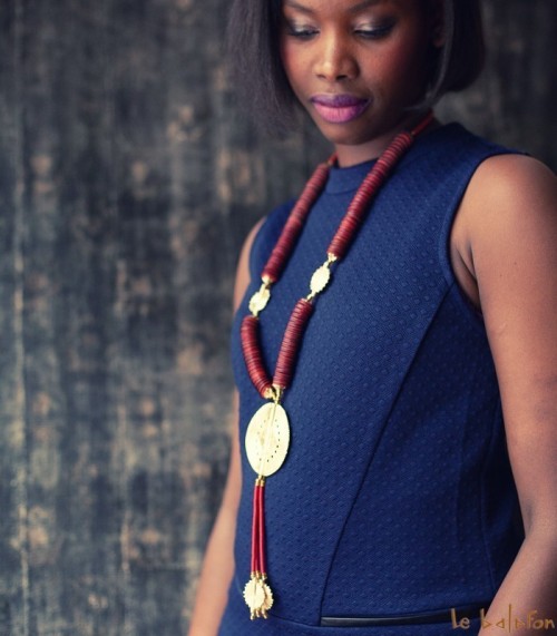 Collier ethnique africain koffi