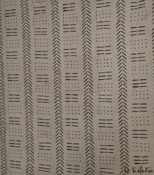 Plaid ethnique africain bogolan
