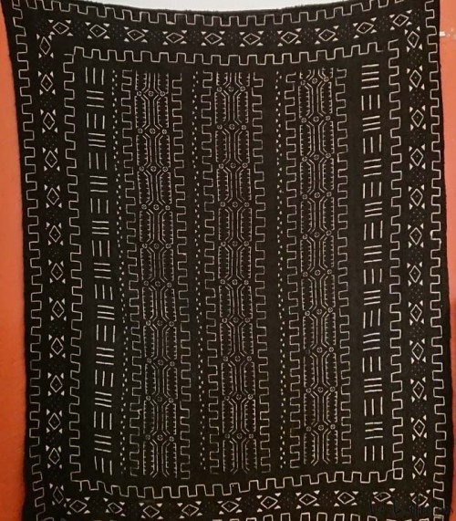 Plaid ethnique africain bogolan