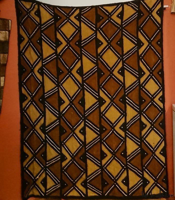 Plaid ethnique africain bogolan