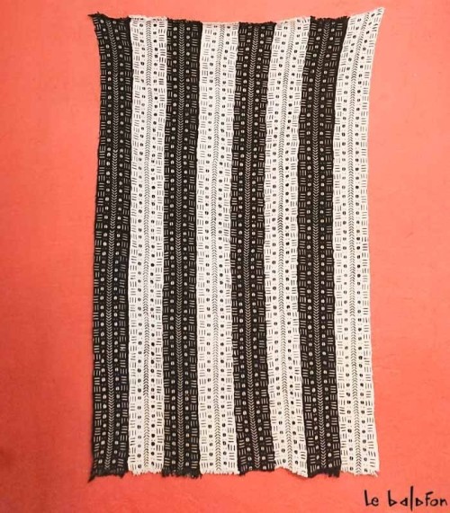 Plaid ethnique africain bogolan