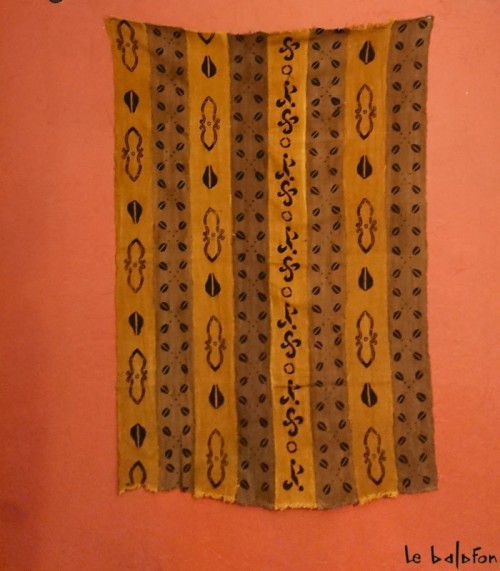 Plaid ethnique africain bogolan