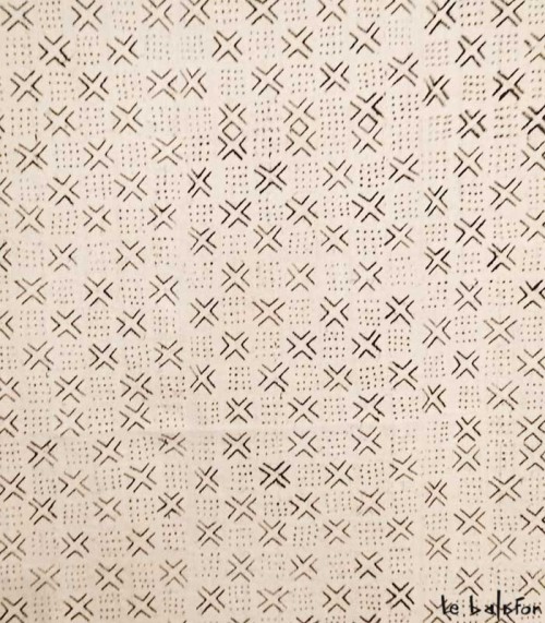 Plaid ethnique africain bogolan