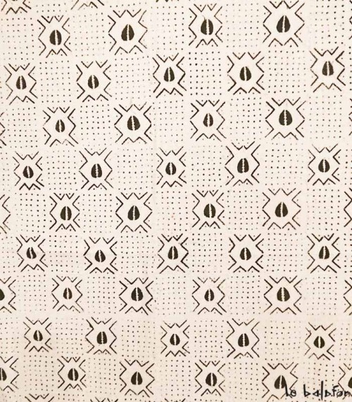 Plaid ethnique africain bogolan